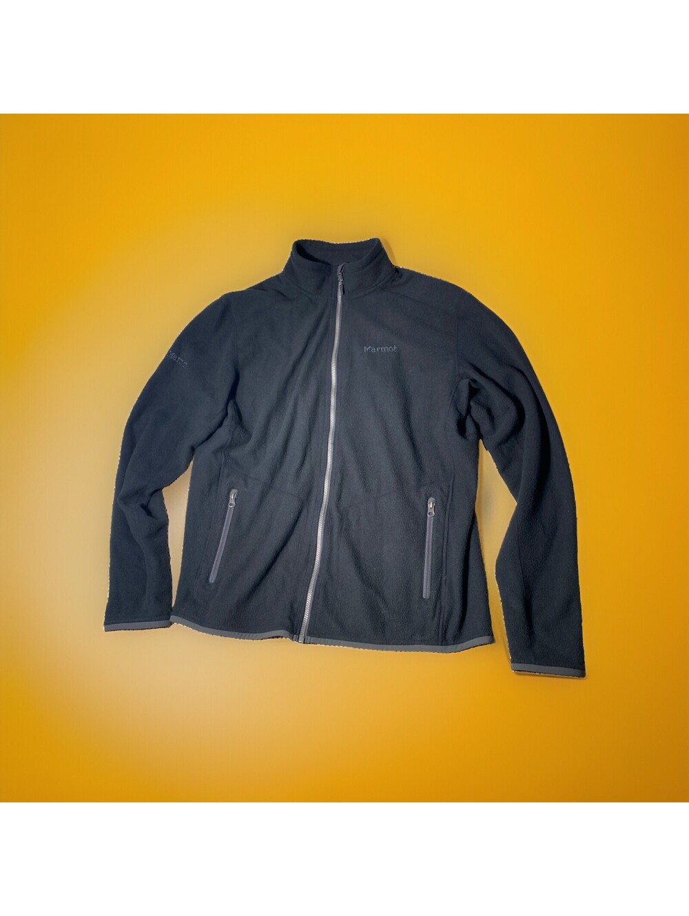 Marmot Men’s Black Fleece Full Zip Jacket XL
